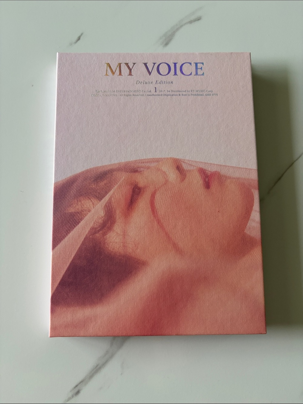 Kpop Taeyeon 1st Studio Album Repackage My Voice (Deluxe Edition) (Blossom Ver)